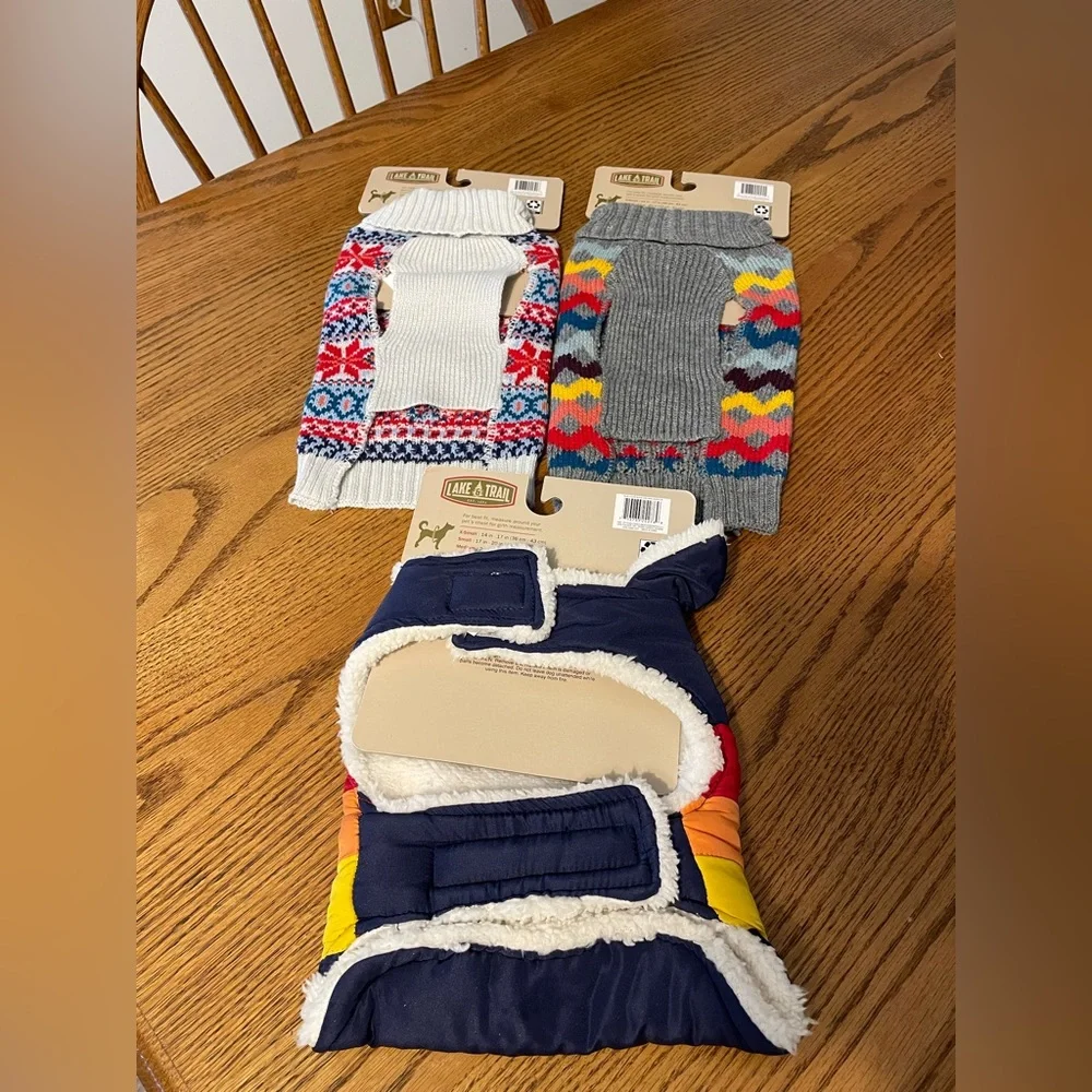 Dog outfit clothing bundle of 3 pieces